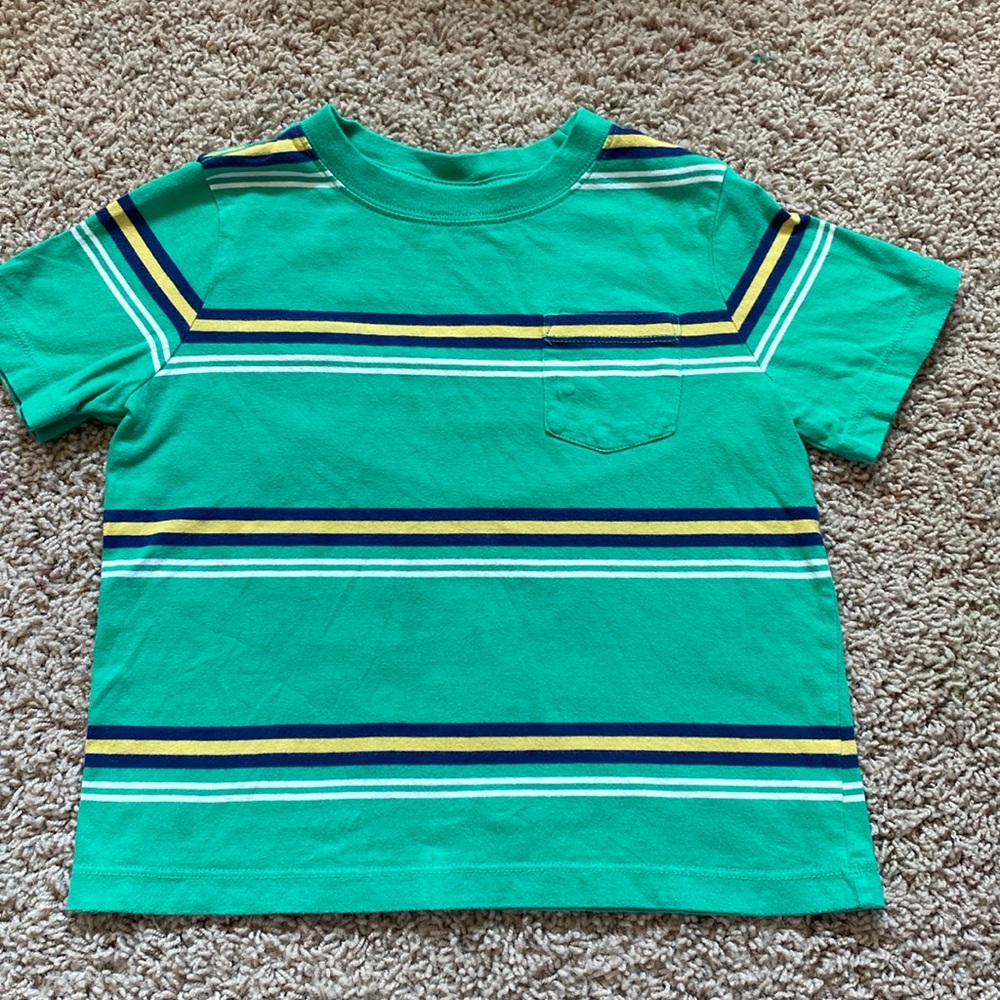 Hanna Andersson Striped Pocket Tee size 4